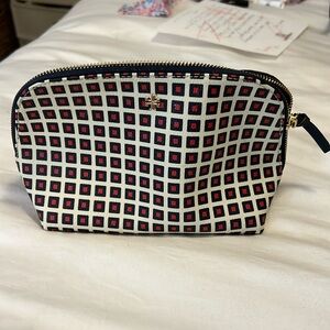 Tory Burch leather cosmetic case - great shape